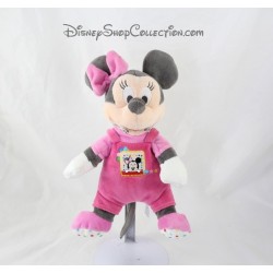 Plush Minnie DISNEY NICOTOY pink overalls star multicolored 24 cm