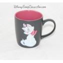 Mug mat cat Marie DISNEYLAND PARIS gray and pink glitter ceramic cup