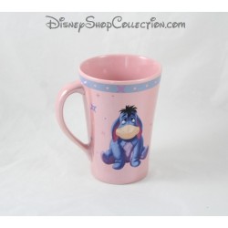 Eeyore DISNEY STORE taza taza rosa cerámica 13 cm