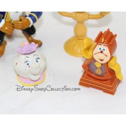 Lot of 4 figurines beauty and the beast DISNEY articulated McDonald's 