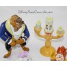 Lot of 4 figurines beauty and the beast DISNEY articulated McDonald's 