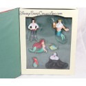 Book the Little Mermaid DISNEY Christmas Collection set 6 Storybook ornaments figurines resin Story book 10 cm