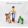 Lot of 3 DISNEY PIXAR Toy Story Woody Pil hair Rex figurines