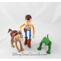 Lot de 3 figurines DISNEY PIXAR Toy Story Woody Pil Poil Rex