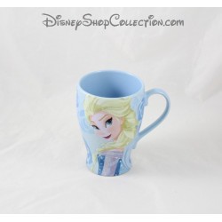 Mug Elsa DISNEYPARKS La Reine des Neiges tasse bleu céramique Disney 12 cm