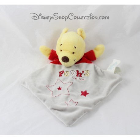 Security blanket Pooh DISNEY BABY Pooh's toy red gray box 30 cm dish