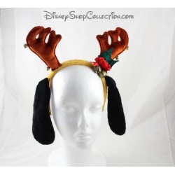 Stirnband Ohren von Pluto DISNEYLAND PARIS Frohe Weihnachten Rentier Hirsch 30 cm