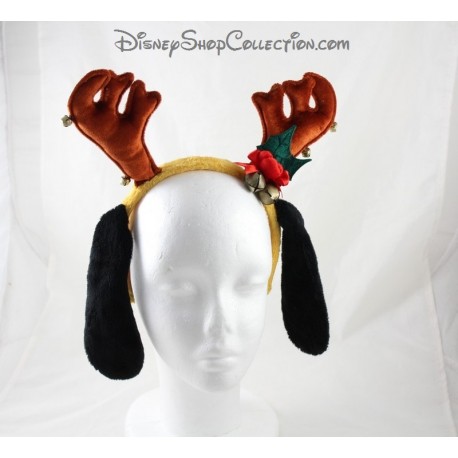 Headband ears of Pluto DISNEYLAND PARIS Merry Christmas Reindeer deer 30 cm