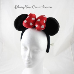 Minnie DISNEYLAND PARIS Minnie Mouse bow ears headband Red