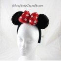 Serre-tête Minnie DISNEYLAND PARIS oreilles de Minnie Mouse noeud rouge