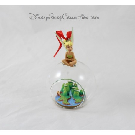 Boule de Noël fée Clochette DISNEYLAND PARIS Peter Pan île le Pays Imaginaire