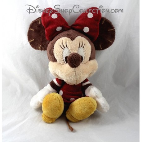 Plush mouse Minnie DISNEY 32 cm articulated wooden button
