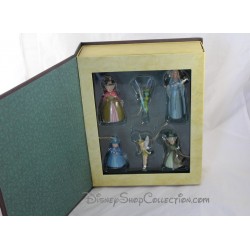 Libro fate WALT DISNEY set 6 ornamenti di Storybook resina figurine storia Prenota 10 cm
