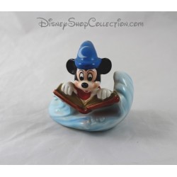 Figurine céramique souris Mickey DISNEY Fantasia livre 11 cm