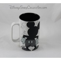 Mug mat Mickey DISNEYLAND PARIS noir et blanc tasse en céramique Disney 14 cm