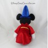 Peluche Mickey DISNEYLAND PARIS Fantasia chapeau magicien bleu Disney 40 cm