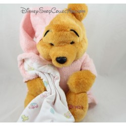 Plush Winnie the Pooh DISNEY STORE cover pink Pajamas 2001
