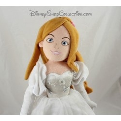 Novia de vestido de princesa Giselle DISNEY STORE muñeca de peluche 50 cm