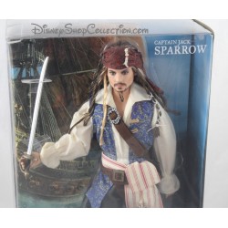 Bambola Barbie Collector capitano Jack Sparrow MATTEL DISNEY pirati dei Caraibi