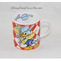 Mug Donald DISNEY blanc roug casserole tasse en céramique 8 cm