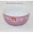 Tazón de fuente de cerámica de blanco como la nieve rosada de la princesa de DISNEY Ariel Cenicienta 