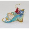El ornamento de Little Mermaid Ariel DISNEY una vez sobre un deslizador del zapato