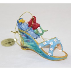L'ornamento di Little Mermaid Ariel DISNEY una volta su una pantofola scarpa