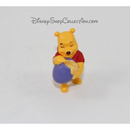 Figurine Winnie l'ourson DISNEY BULLY pot de miel orange 8 cm