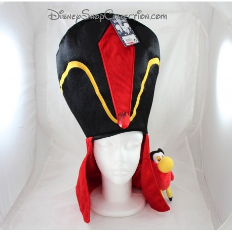 Grand chapeau Jafar DISNEYLAND PARIS Aladdin peluche Iago 53 cm