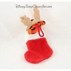 Calcetín de renos de Navidad Tigger DISNEY STORE peluche 26 cm