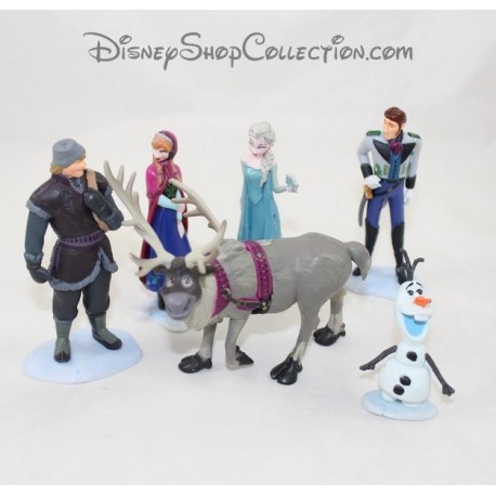 Figurines La Reine des neiges DISNEY STORE lot de 6 figurines Pvc playset