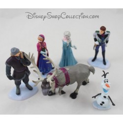 Figurines Queen of the snow DISNEY STORE lot of 6 figurines Pvc playset