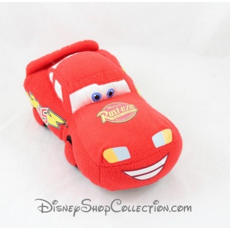 Peluche voiture Flash Mcqueen UNITED LABELS Disney Cars rouge 21 cm 