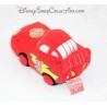 Peluche auto Saetta Mcqueen UNITED etichette Disney Cars rosso 21 cm 