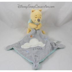 Security blanket Pooh NICOTOY white handkerchief cloud gray Disney