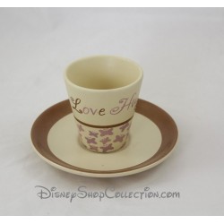 Café de la taza Eeyore DISNEY tienda con platillo de cerámica I abrazos de amor