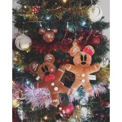 Plush Mickey DISNEYLAND PARIS Christmas cookie gingerbread