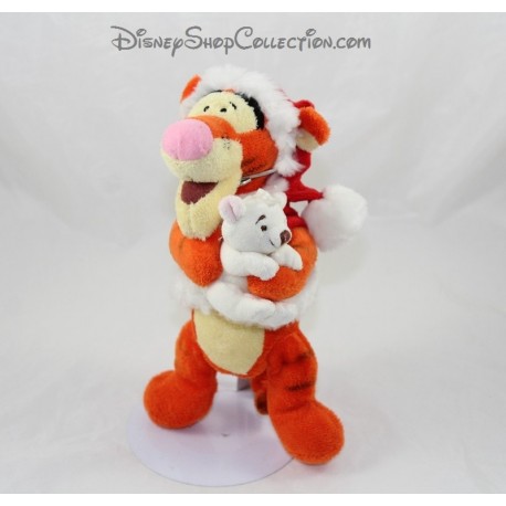 Plush Tigger DISNEY STORE Santa with polar bear 24 cm Plush Tigger DISNEY STORE Santa with polar bear 24 cm