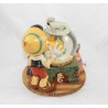 DISNEY STORE Spielzeugland Glas Fisch Cleo Figaro Pinocchio und Jiminy musikalische Schneekugel