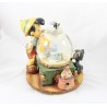 Pesce di vaso di DISNEY STORE Toyland Cleo Figaro Pinocchio e il Grillo parlante musicale SnowGlobe