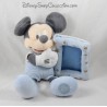 Plush Mickey DISNEY STORE blue gray baby 36 cm photo frame