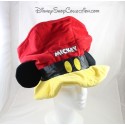 Chapeau Mickey DISNEYLAND PARIS rouge jaune noir adulte Disney 28 cm