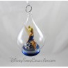 Sfera di vetro DISNEYLAND PARIS blu Tinkerbell Natale 25 anniversario Disney 13 cm