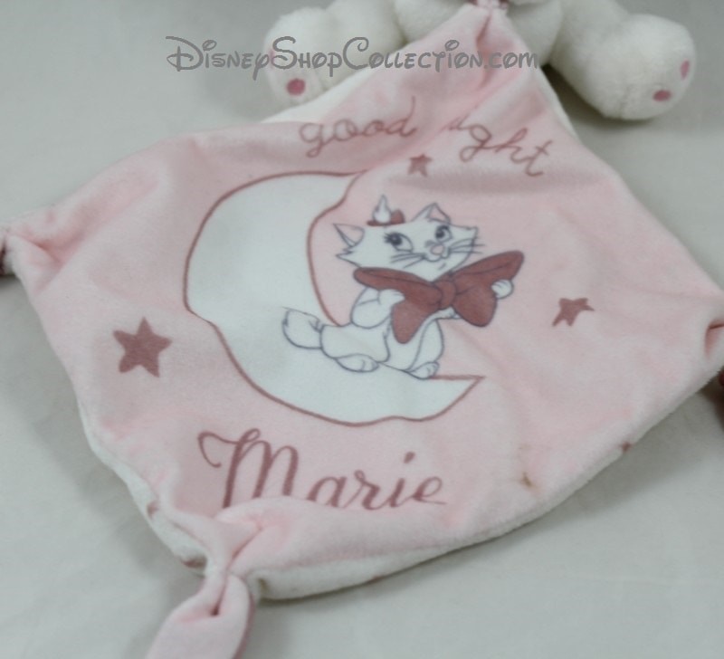 Disney Marie le chat Doudou mouchoir Good night sweet & lovely