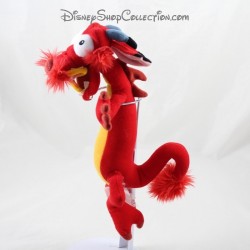 Peluche Mushu DISNEYLAND dragon Mulan rouge 27 cm