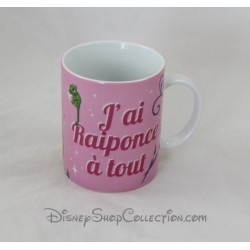 Taza princesa Rapunzel DISNEY que tengo a Rapunzel en todos de cerámica rosa 10 cm