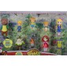 Set of 9 figurines DISNEY Junior Gold buckle and little bear Goldie & Bear fairytale friends of the forest