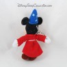 Porte clés peluche Mickey DISNEYLAND WALT DISNEY WORLD magicien Fantasia chapeau 19 cm