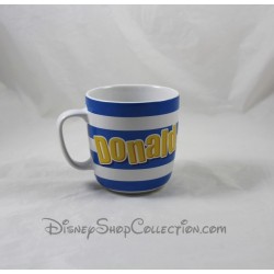 Tazza mug Donald DISNEY STORE blu bianco ceramica 10 cm