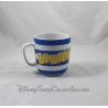 Tazza mug Donald DISNEY STORE blu bianco ceramica 10 cm